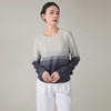 【hr】全新升级【铂金会员367/天猫499/差价132】(10015) 洛诗琳2024秋冬新款渐变色套头宽松慵懒羊绒混纺针织毛衫 商品缩略图2