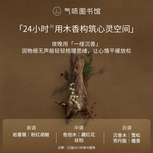 【早檀晚沉】气味图书馆古刹檀音/一缕沉香淡香水50ml 商品图1