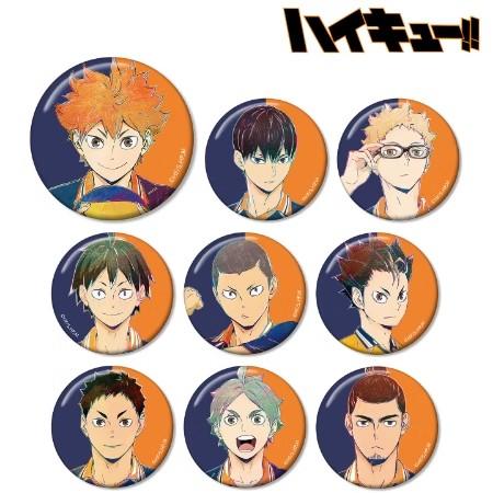 Ani-Art 排球少年 水彩 撞色吧唧 第四弹 全9种 9包/盒 徽章 谷子 商品图0