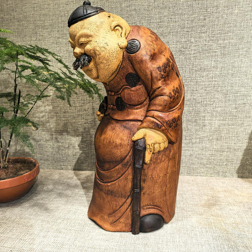持壶地主°竹雕摆件 商品图1