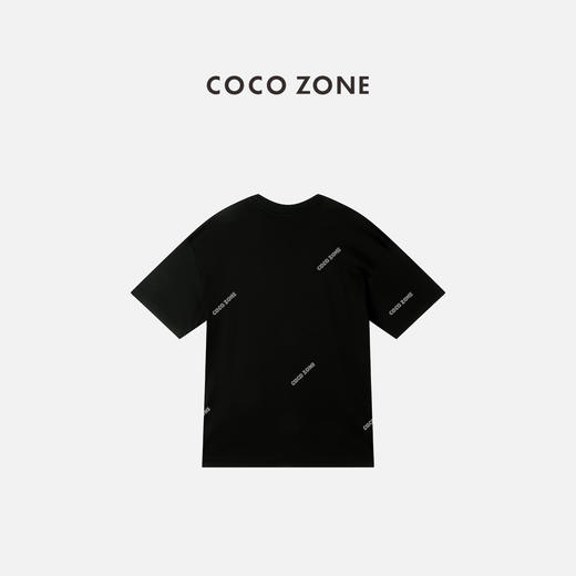 COCO ZONE 设计感字母圆领T恤百搭显瘦上衣CC1C2274 商品图1