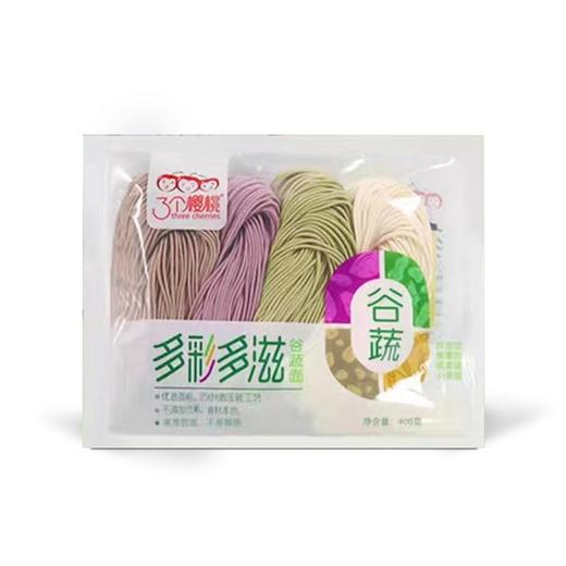 三个樱桃400g多彩多姿谷疏面 商品图0