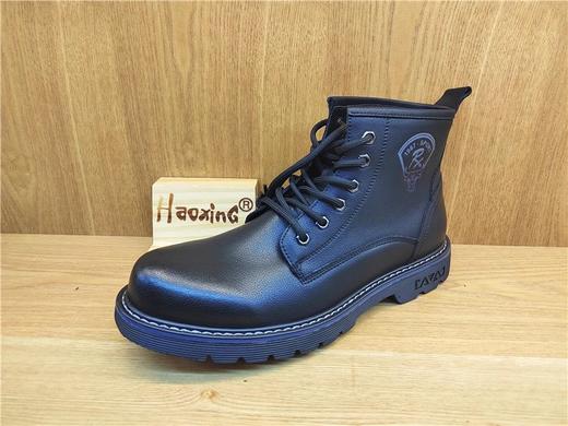 豪行秋冬新款11342081纯皮时尚休闲男鞋男靴单靴短靴 商品图0