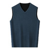【羊毛】【新款DWP】大依优型大码V领针织背心休闲针织衫毛背心加肥加大上衣男士胖子大码毛衫t恤打底 商品缩略图1