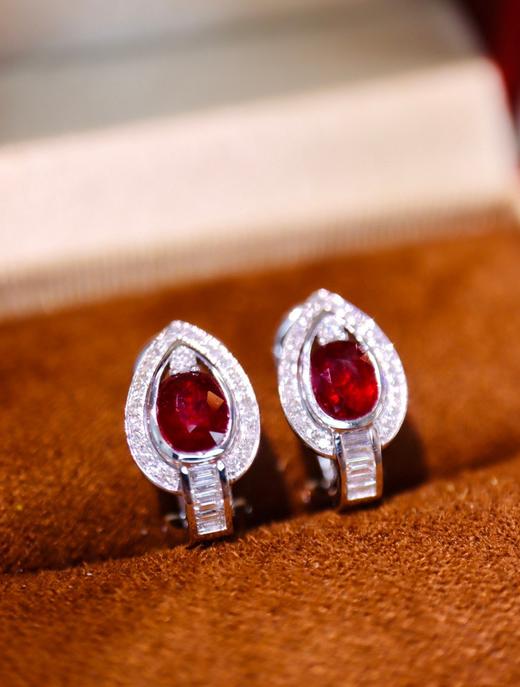 1.6克拉红宝石耳扣 商品图1