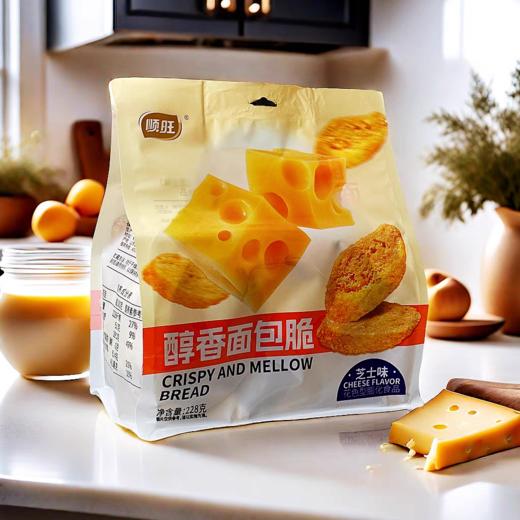 顺旺 醇香面包脆（芝士味）228g 商品图0