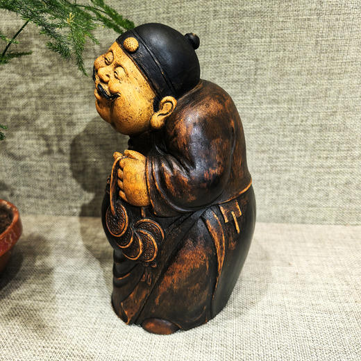 手里有钱地主°竹雕摆件 商品图3