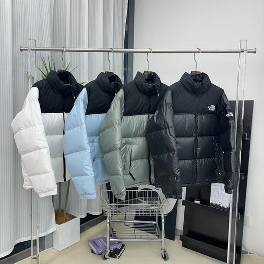 代购级版本！THE NORTH FACE 北面1996大格子袖标款羽绒服情侣款 商品图5