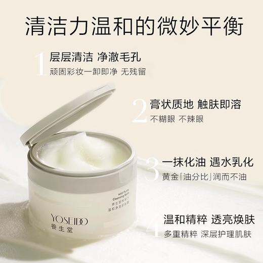 【131元会员福利】养生堂桦树汁温和净澈卸妆膏100g送净润洁面乳60g 商品图0