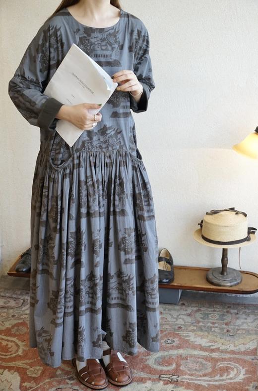 Aodress重工印花连衣裙 商品图0