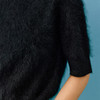东黎 • 山羊绒女士秋冬拉毛绒时尚圆领半袖 4845 商品缩略图4