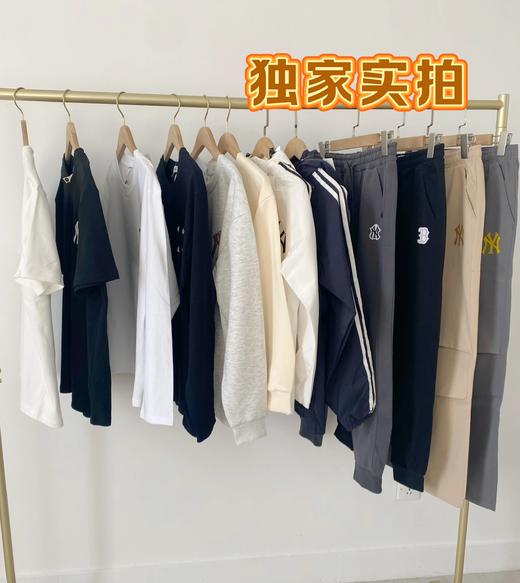 重磅秋款！1折抢❗正品授权【正品授权NY秋季新款合集1.0】5款多色可选，长袖T恤/卫衣/夹克/卫裤/伞兵裤 都有，男女同款，款式时髦百搭，适配多种场合~ 商品图1