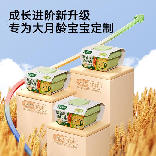 宝宝馋了 婴幼儿冲冲粥/冲冲面 冲泡装 婴幼儿辅食餐 30秒冲拌出餐 商品图2