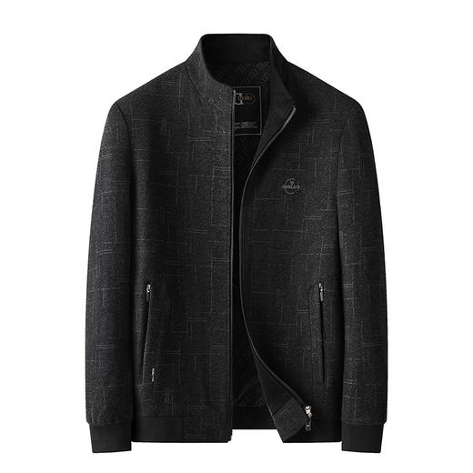 【新款DDT】大依优型大码男装立领夹克商务休闲外套加肥加大上衣男士夹克外套秋季 商品图0