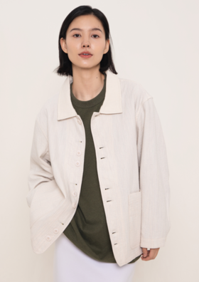 LIVINGTOWN/LT泡泡肌理两面穿外套