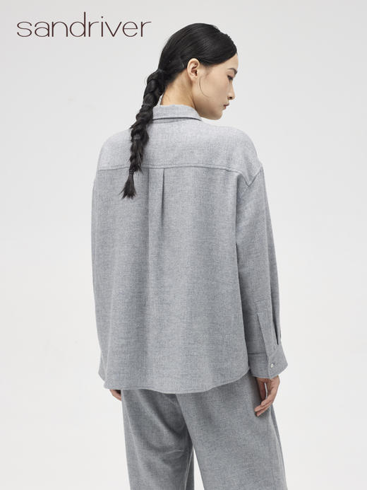 西藏羊绒手钩花女衬衫SJF96W336N 商品图5