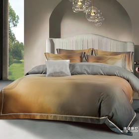 鑫缘 百支雅绒数码印花四件套 DMJ6418-DMJ6420