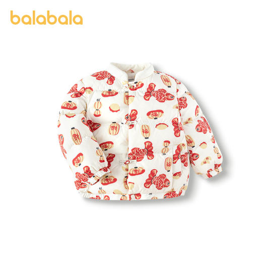 巴拉巴拉童装儿童羽绒服冬装新款男童女童外套新中式拜年服潮 商品图4