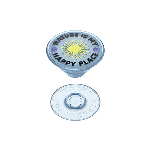 【植物基·地球】自然气息 POPGRIP泡泡骚手机粘贴式气囊支架 PlantCore植物基系列 蓝色 日月星 字母 商品图2