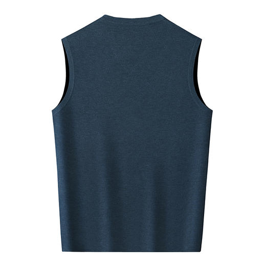 【羊毛】【新款DWP】大依优型大码V领针织背心休闲针织衫毛背心加肥加大上衣男士胖子大码毛衫t恤打底 商品图3