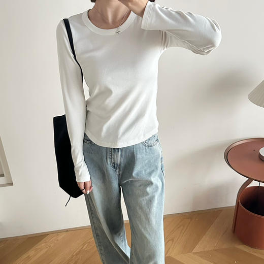 CO*S纯色修身打底衫t恤093005 商品图6