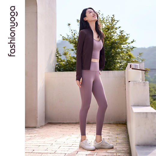 凡圣瑜伽修身扩胸收腰外套FC14871 商品图10