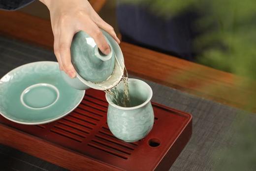 雷慧仙青瓷祥云盖碗 商品图3