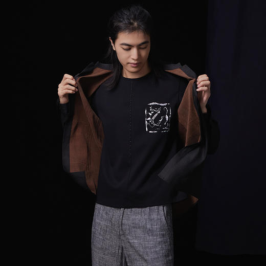 TANGY Collection/天意精品2024冬季季新品中国风男士衬衫 商品图2