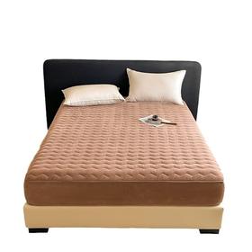 加厚夹棉牛奶绒床笠    A-5340  良品