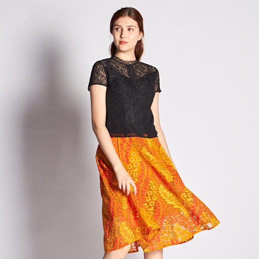 【伯妮斯茵】2B6372--黄色半裙--收获--《燃烧的灵魂--梵高》 商品图1