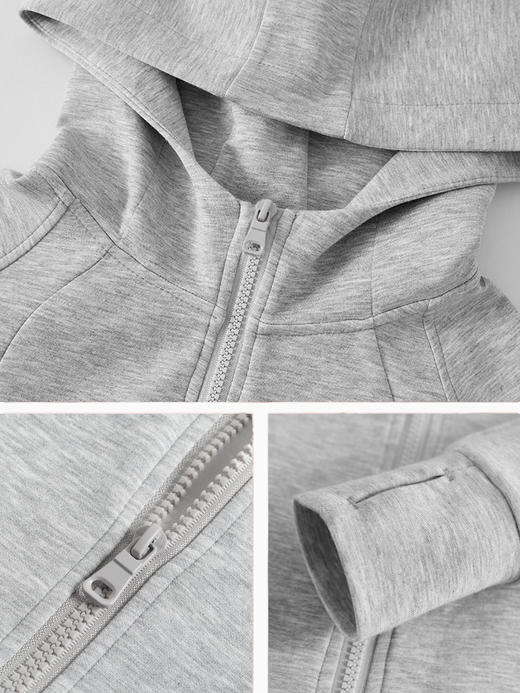 【YW】无忧购美式连帽百搭修身显瘦休闲小个子开衫上衣T036(截单后7天发货)25年清仓捡漏 商品图4