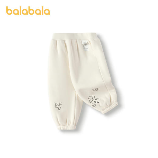 巴拉巴拉婴儿裤子新款宝宝秋冬男女童长裤珊瑚绒加绒加厚洋气 商品图4