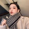 「买1送1！29.9到手两条」新款韩版经典千鸟格双面围巾 女秋冬季保暖时尚针织围脖挡风潮配饰 商品缩略图2