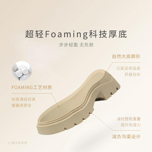 natursun时尚雪地靴舒适休闲短靴羊毛内里厚底靴子女N24732526 商品图2