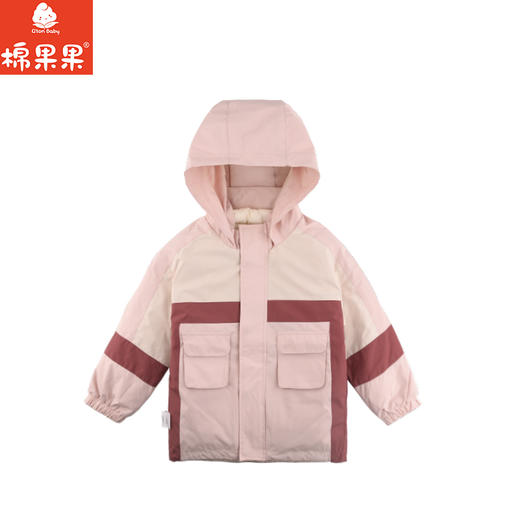 棉果果专柜同款冬季新品女童两件套拼色百搭羽绒服M422102924551 商品图2