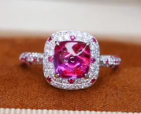 1.465克拉红宝石戒指