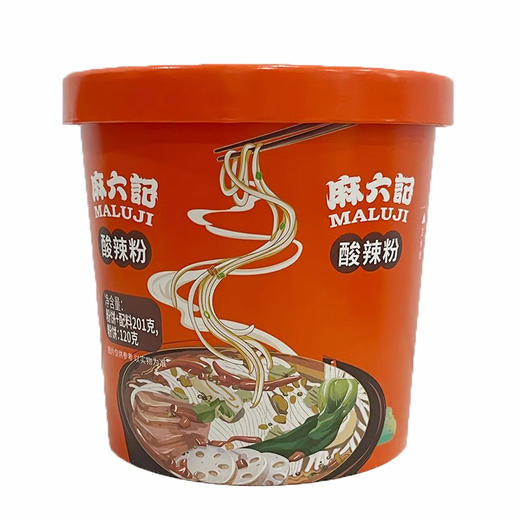麻六记酸辣粉  201g(粉饼120g➕配料）/桶 商品图0