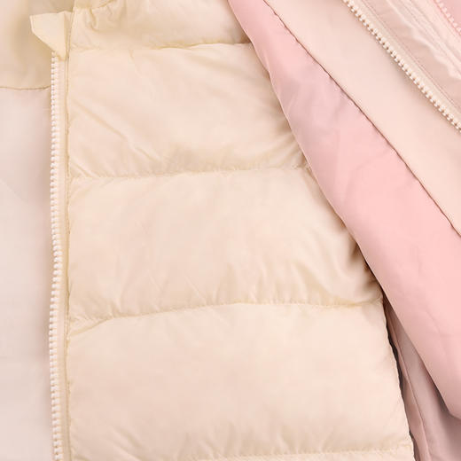 棉果果专柜同款冬季新品女童两件套拼色百搭羽绒服M422102924551 商品图4