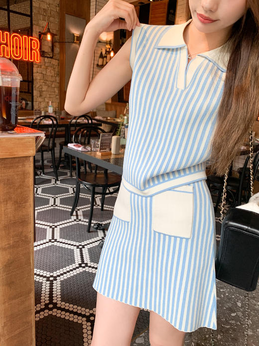 【99元任选2件】微信粉丝秒杀专场 仅此今天 活动结束下架【条纹呓语】短裙 商品图5