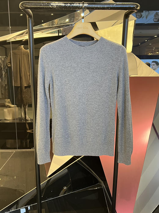 女士圆领羊绒衫 商品图0