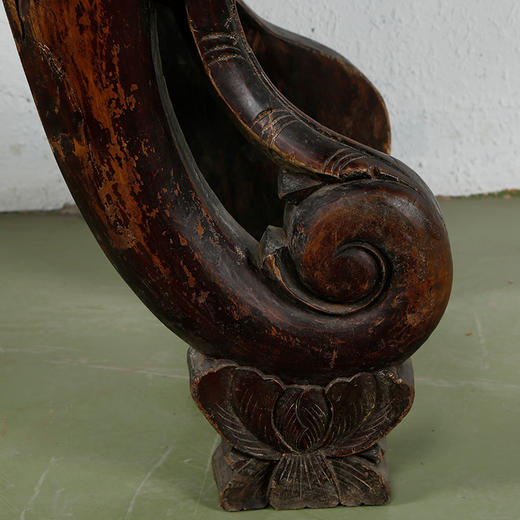 华伦古典家具象鼻腿雕刻条案实木中式玄关桌案台案几供桌书房案老家具 商品图3