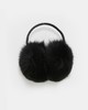 Yves Salomon - EARWARMER FOX - BLACK - 配件 - 耳罩 - 黑色 商品缩略图0