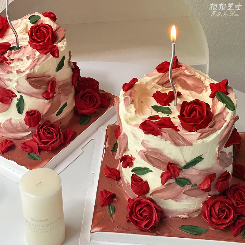 【新款】复古玫瑰庄园蛋糕 日子循环往复，爱意日久弥新 , 油画般的质感特显高级
