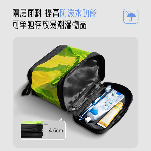 的幸洗漱包手提男女士旅行收纳袋内衣出差干湿分离 商品图4