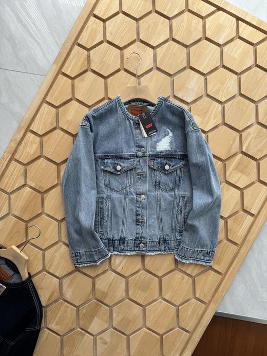 点此购买 Levi's李维斯春秋季女士破洞牛仔外套 daxu 298655 商品图1