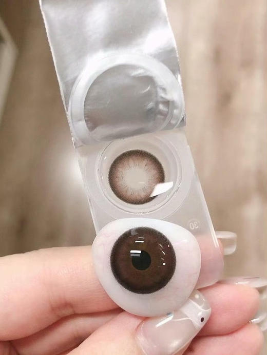 日抛 CON4U  元气芙芙 14.5 着色14.1 自然棕咖狗狗眼 商品图4