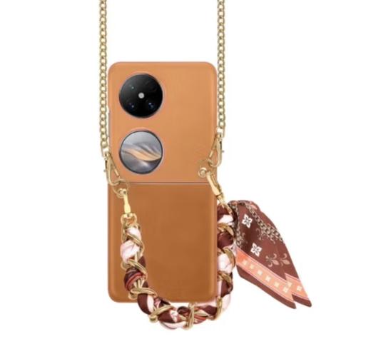 华为（HUAWEI） Pocket 2丝巾皮革壳保护套 商品图1