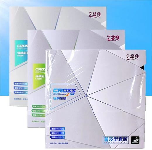 友谊729普及套彩色 初学训练用经典乒乓球胶皮粘性反胶正品 商品图0