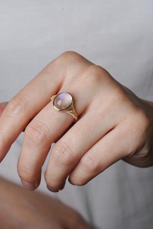 月光石鸽子蛋｜举手投足间的温柔 商品图0