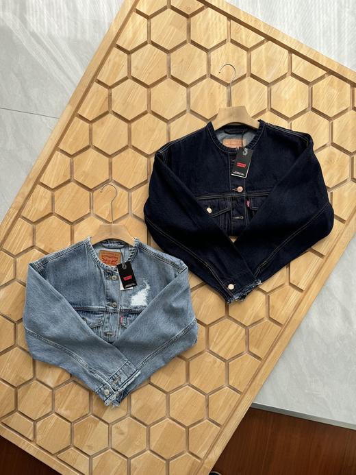 点此购买 Levi's李维斯春秋季女士破洞牛仔外套 daxu 298655 商品图5